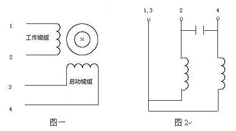 單相電機(jī)正反轉(zhuǎn)接線圖及其工作原理